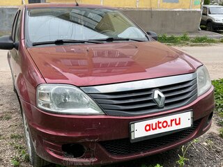 2011 Renault Logan I Рестайлинг, красный, 450000 рублей, вид 1