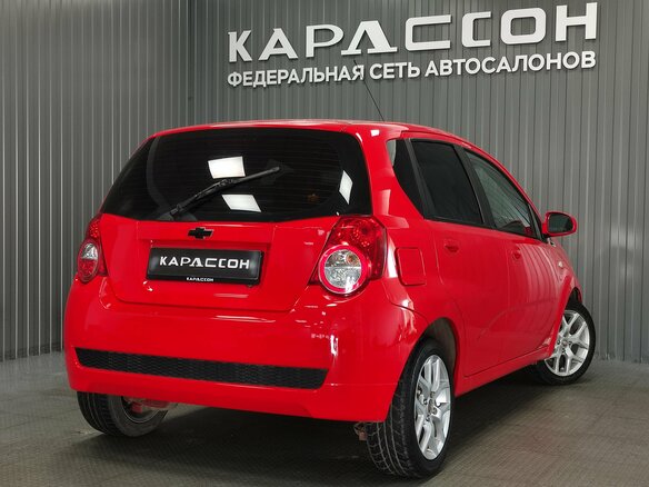 2008 Chevrolet Aveo I Рестайлинг, красный, 323000 рублей - вид 1