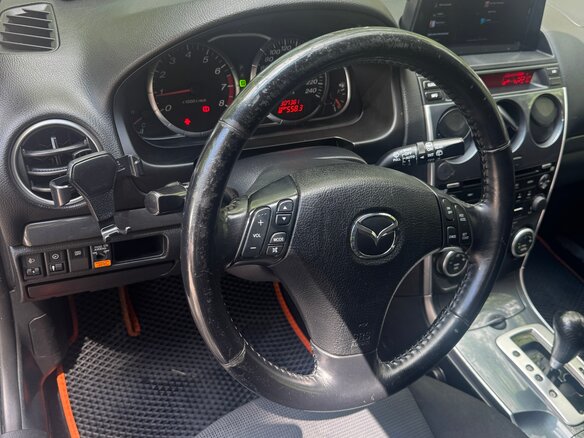 2006 Mazda 6 I (GG) Рестайлинг, серый, 420000 рублей - вид 7
