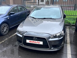 2011 Mitsubishi Lancer X Рестайлинг, серый, 509000 рублей, вид 1