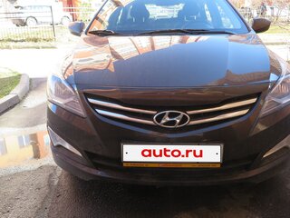 2016 Hyundai Solaris I Рестайлинг, коричневый, 1100000 рублей, вид 2