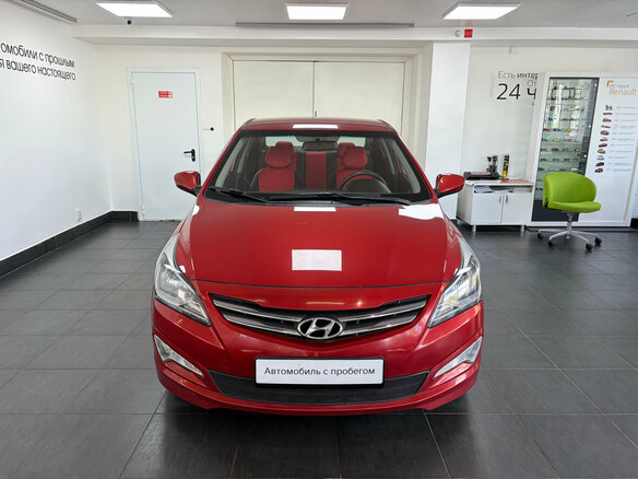 2016 Hyundai Solaris I Рестайлинг, красный, 1198000 рублей - вид 1