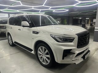 2018 Infiniti QX80 I Рестайлинг 2, белый, 3949999 рублей, вид 4