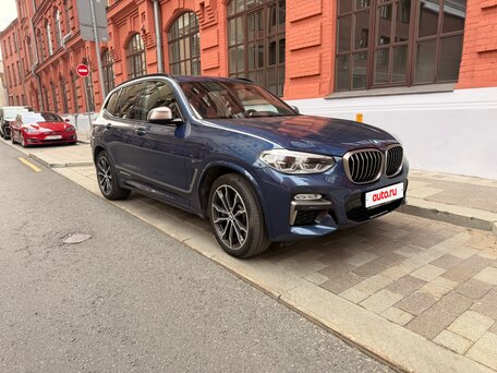 2018 BMW X3 M40i III (G01), синий, 4690000 рублей, вид 3