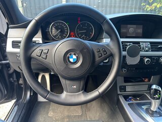 2008 BMW 5 серии 530d V (E60/E61) Рестайлинг, чёрный, 1550000 рублей, вид 5
