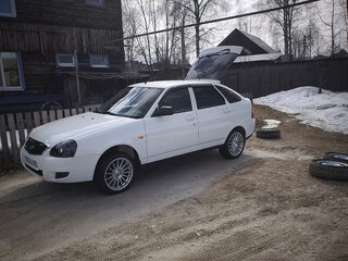 2011 Lada (ВАЗ) Priora I, белый, 600000 рублей, вид 1