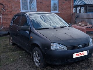 2007 Lada (ВАЗ) Kalina I, фиолетовый, 100000 рублей, вид 1