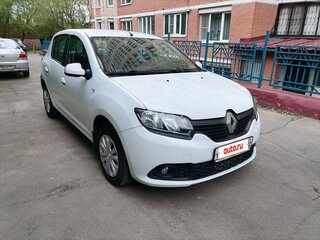 2016 Renault Sandero II, белый, 645000 рублей, вид 2
