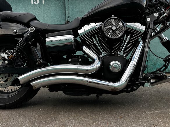 2011 Harley-Davidson Dyna Wide Glide, чёрный, 960000 рублей - вид 8