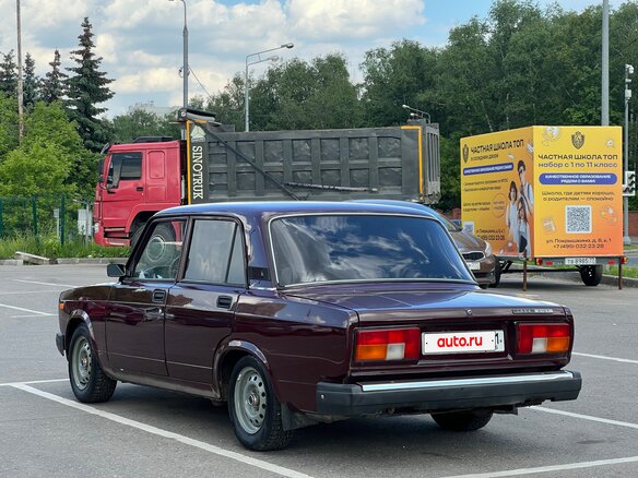 2007 Lada (ВАЗ) 2107, красный, 180000 рублей - вид 7
