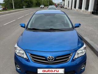2010 Toyota Corolla X (E140, E150) Рестайлинг, синий, 800000 рублей, вид 2