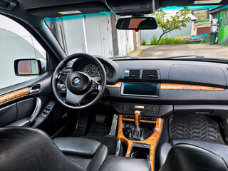 2004 BMW X5 3.0i I (E53) Рестайлинг, серебристый, 1190000 рублей, вид 4