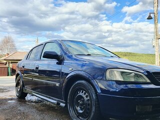 2001 Opel Astra G, синий, 290000 рублей, вид 2