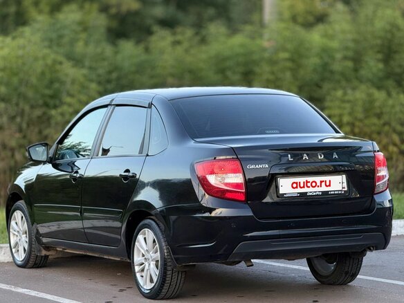 2021 Lada (ВАЗ) Granta I Рестайлинг, чёрный, 900000 рублей - вид 8