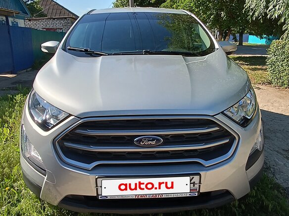 2019 Ford EcoSport II Рестайлинг, серебристый, 1770000 рублей