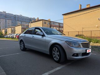 2007 Mercedes-Benz C-Класс 180 Kompressor III (W204), серебристый, 1350000 рублей, вид 3