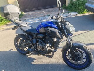 2018 Yamaha MT-07 (FZ-07), синий, 750000 рублей, вид 1