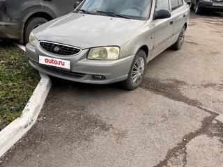 2008 Hyundai Accent ТагАЗ II, бежевый, 255000 рублей, вид 1