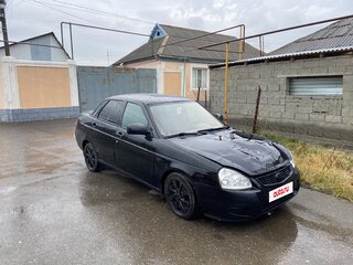 2007 Lada (ВАЗ) Priora I, чёрный, 175000 рублей, вид 1