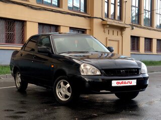 2008 Lada (ВАЗ) Priora I, чёрный, 115000 рублей, вид 1