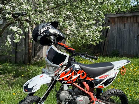 2023 Kayo Basic TT125EM, оранжевый, 80000 рублей, вид 4