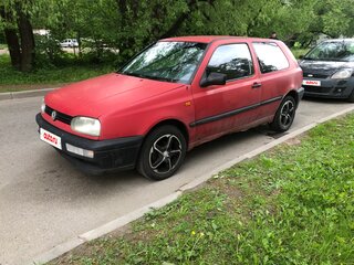 1991 Volkswagen Golf III, красный, 80000 рублей, вид 1