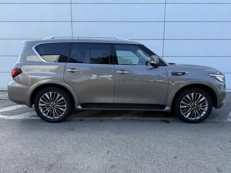 2018 Infiniti QX80 I Рестайлинг 2, серый, 3740000 рублей, вид 5