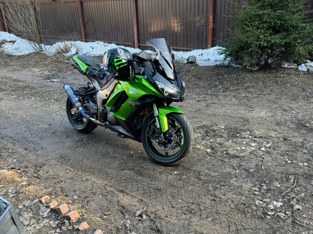 2013 Kawasaki Z 1000SX, зелёный, 700000 рублей, вид 2