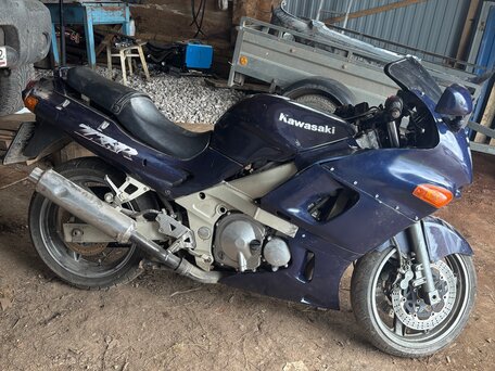 1996 Kawasaki ZZR 400, фиолетовый, 220000 рублей, вид 4