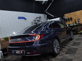 2020 Hyundai Sonata VIII (DN8), синий, 2900000 рублей, вид 4