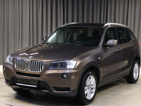 2013 BMW X3 28i xDrive II (F25), коричневый, 1449000 рублей, вид 1