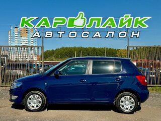 2011 Skoda Fabia II Рестайлинг, синий, 545000 рублей, вид 4