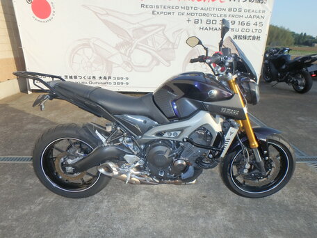 2014 Yamaha MT-09 (FZ-09), фиолетовый, 630000 рублей, вид 2
