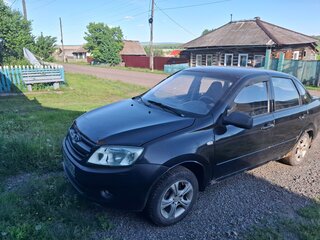 2012 Lada (ВАЗ) Granta I, чёрный, 180000 рублей, вид 1