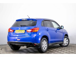 2014 Mitsubishi ASX I Рестайлинг, синий, 1149000 рублей, вид 4