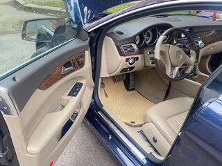 2013 Mercedes-Benz CLS 350 II (C218), синий, 2100000 рублей, вид 4
