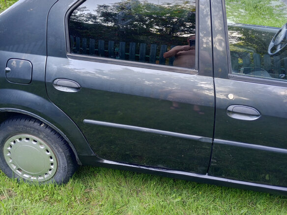 2008 Renault Logan I, серый, 205000 рублей - вид 5