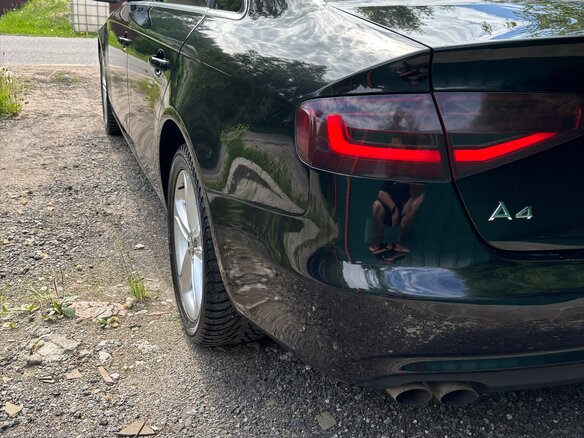 2014 Audi A4 IV (B8) Рестайлинг, чёрный, 1350000 рублей - вид 7