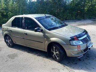 2011 Renault Logan I Рестайлинг, бежевый, 245000 рублей, вид 2