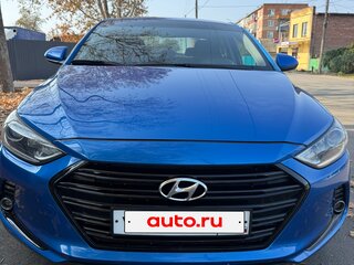 2017 Hyundai Elantra VI (AD), синий, 1515000 рублей, вид 3