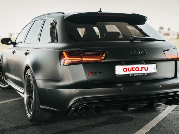 2017 Audi RS 6 performance III (C7) Рестайлинг, чёрный - вид 4