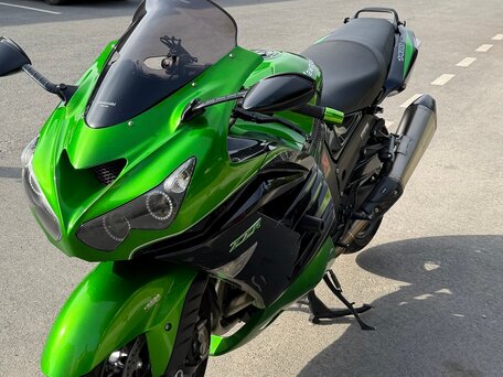 2016 Kawasaki ZZR 1400, зелёный, 1500000 рублей, вид 2