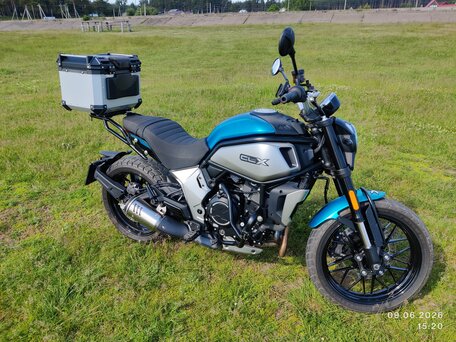 2023 CFMoto 700CL-X Heritage, синий, 560000 рублей, вид 5