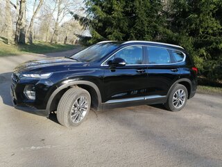 2019 Hyundai Santa Fe IV, чёрный, 2547144 рублей, вид 2