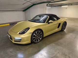 2014 Porsche Boxster III (981), жёлтый, 6700000 рублей, вид 1