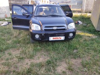 2005 Hyundai Santa Fe I, чёрный, 550000 рублей, вид 3