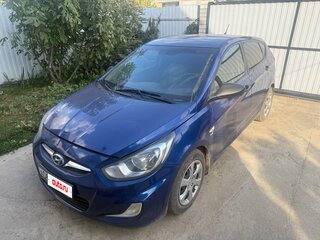 2012 Hyundai Solaris I, синий, 750000 рублей, вид 1