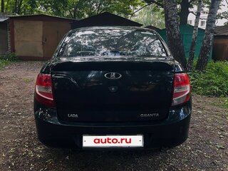 2013 Lada (ВАЗ) Granta I, чёрный, 315000 рублей, вид 3