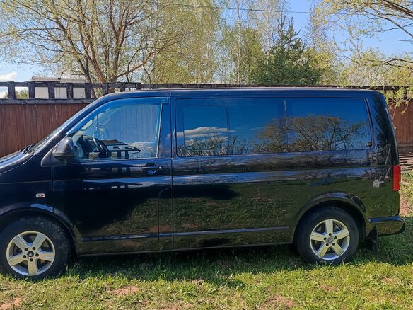 2012 Volkswagen Multivan T5 Рестайлинг, чёрный, 1870000 рублей - вид 8