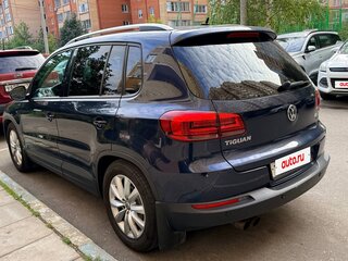 2016 Volkswagen Tiguan I Рестайлинг, синий, 1700000 рублей, вид 4